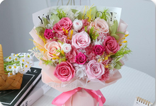 Load image into Gallery viewer, Romantic Confession 12-piece Eternal Flower Bouquet