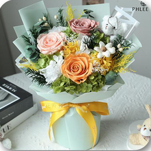Load image into Gallery viewer, Romantic Confession 12-piece Eternal Flower Bouquet
