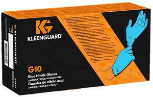 KLEENGUARD G10 Nitrile Examination Gloves powder-free. Size M