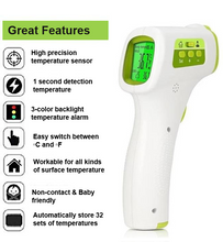 Load image into Gallery viewer, Medical Infared Forehead Thermometer JZIKI
